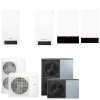 Hybridcell-MS: sistema ibrido con pompa di calore split