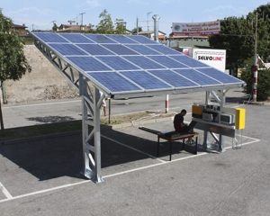 Pensiline polivalenti e fotovoltaiche