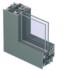 Sistema per porte e finestre CS 77