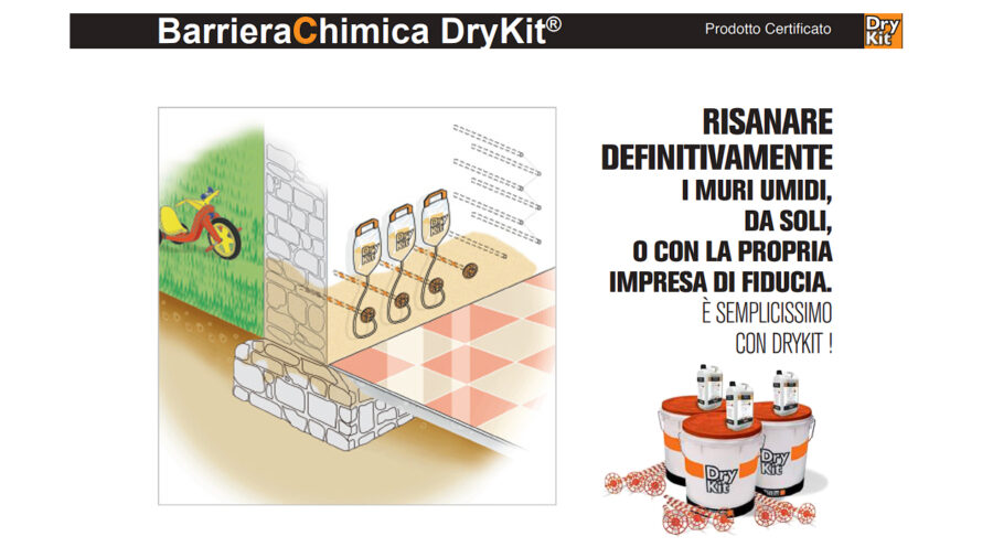 Drykit®System Tecnored: un sistema brevettato per il risanamento delle opere murarie Drykit®System Tecnored: un sistema brevettato per il risanamento delle opere murarie