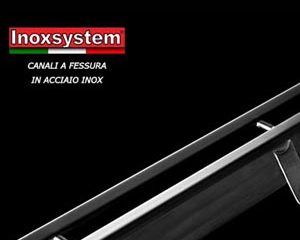 Canaline inox a fessura per drenaggio acqua