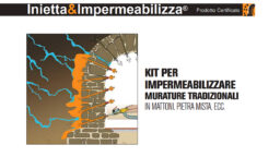Inietta&Impermeabilizza Tecnored: il kit per proteggere le tue murature contro l'acqua e l'umidità