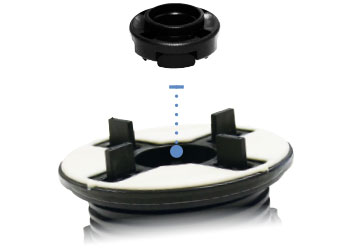 Fermo testa basclante