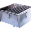 Canali e pozzetti grigliati inox per drenaggio cucine e cantine