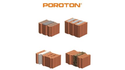 Blocchi Poroton con isolante integrato o accoppiato