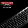 Canali inox con griglia per drenaggio acqua