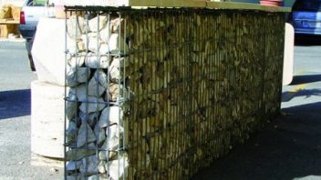 Gabbioni per arredo urbano