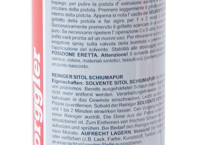 Solvente per Sitol Schiumapur Solvente per Sitol Schiumapur