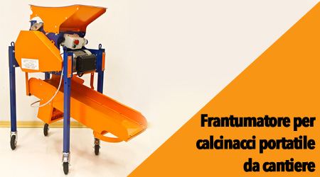 Frantumatore per calcinacci da cantiere Portatile Frantumatore per calcinacci da cantiere Portatile
