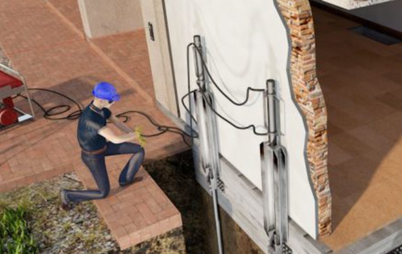 Groundfix micropali presso infissi per il consolidamento delle fondazioni Groundfix micropali presso infissi per il consolidamento delle fondazioni