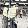 Consolidamento pavimentazione industriale nell'azienda Alpine in Normandia