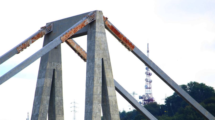 Sbarcano a Genova 3 mega gru olandesi per il nuovo Ponte Morandi