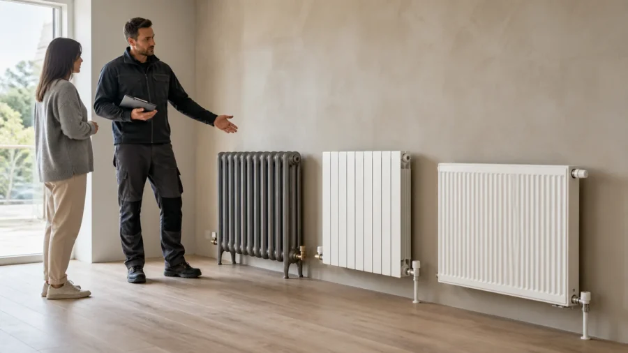 Termosifoni in ghisa, alluminio o acciaio: differenze e quale scegliere