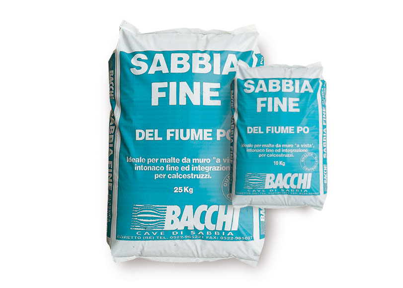 Sabbia silicea fine