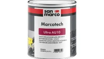 MARCOTECH ULTRA AU10: Smalto opaco all’acqua ad alta resistenza per interni ed esterni