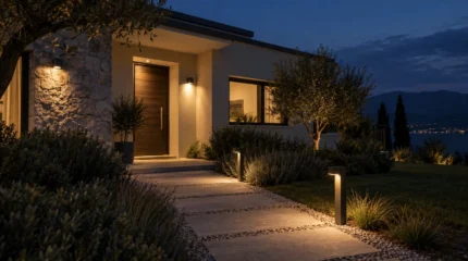 Illuminazione esterna della casa: livelli IP, posa, comando e manutenzione