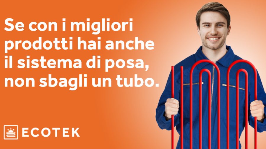ECOTEK è il partner ideale per l’installazione di sistemi radianti innovativi e di qualità ECOTEK è il partner ideale per l’installazione di sistemi radianti innovativi e di qualità