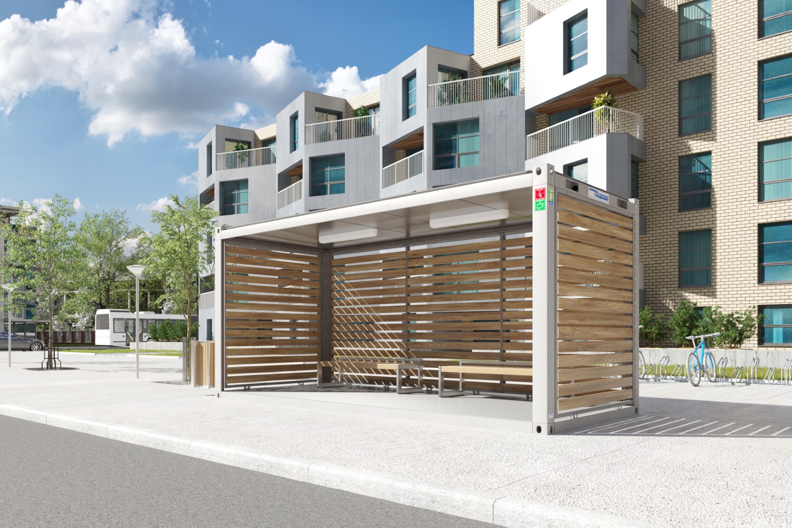 Modulo prefabbricato ad uso Terrazza