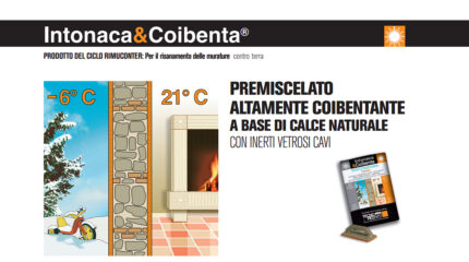Intonaca&Coibenta TRH888 Tecnored: l'intonaco premiscelato termoisolante per una bioedilizia sostenibile