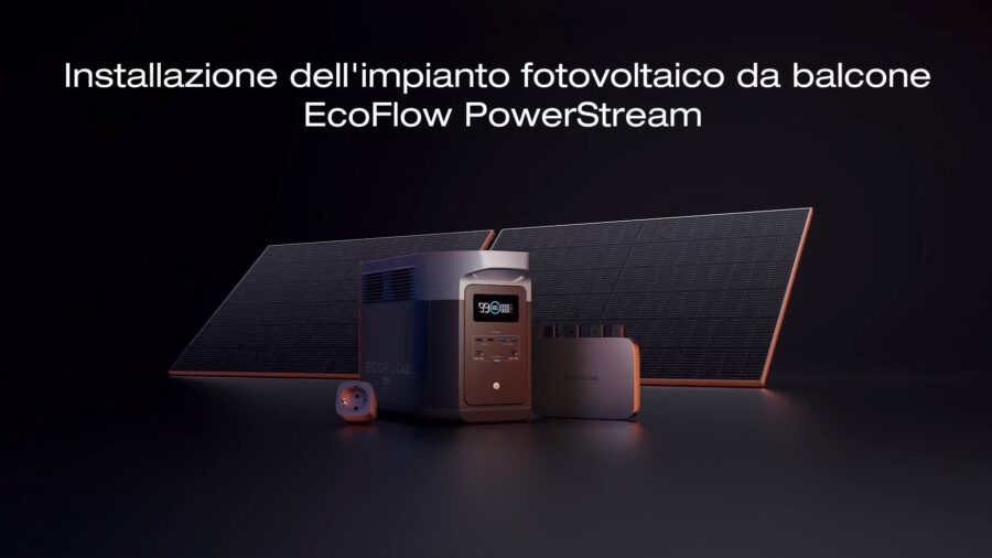 EcoFlow PowerStream: l’innovativo fotovoltaico da balcone con accumulo
