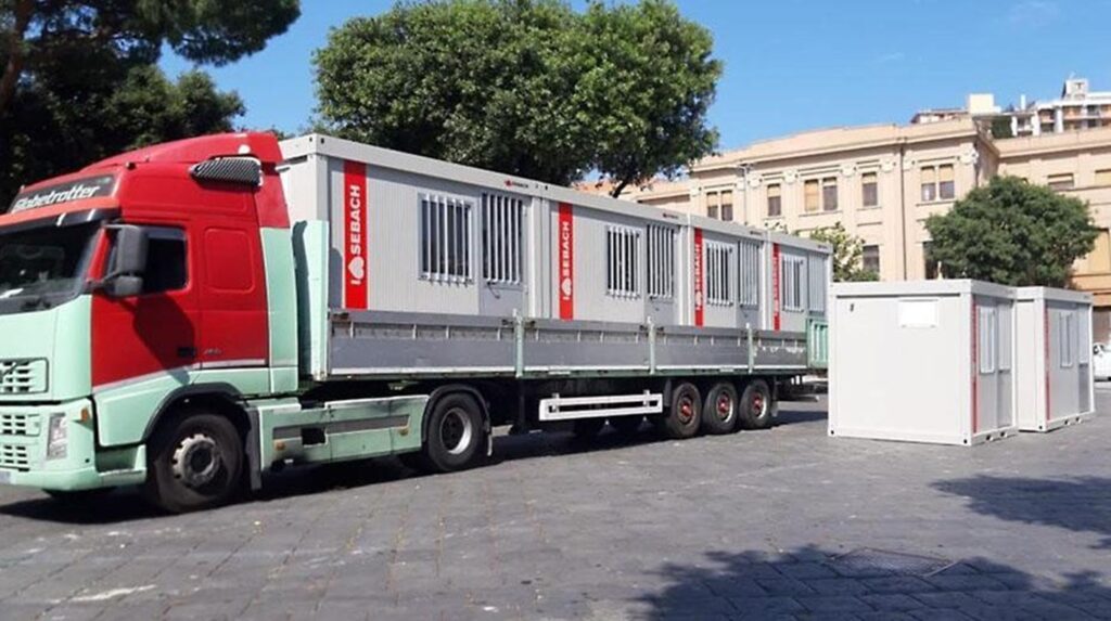 logistica cantiere sebach