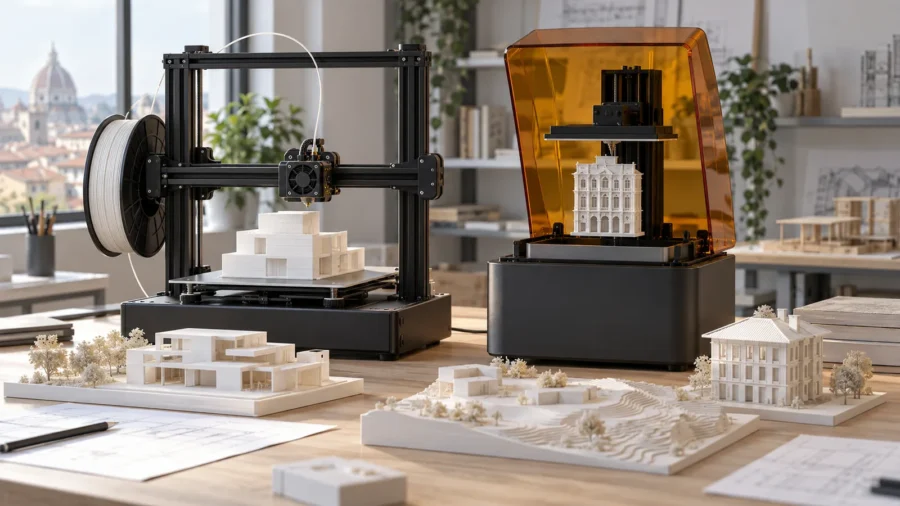 Stampanti 3D per architetti, geometri e studi tecnici: tipologie e quale scegliere