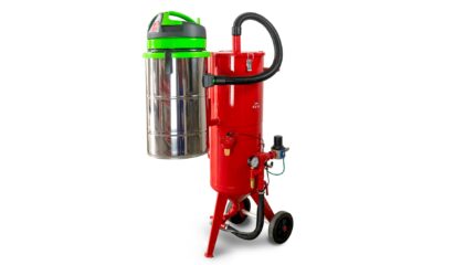 Sabbiatrice a recupero - pressure base