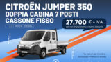 JUMPER DOPPIA CABINA 7 POSTI - CASSONE FISSO