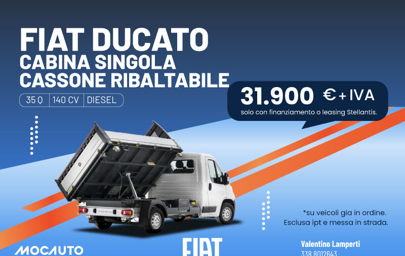 FIAT DUCATO MH1 RIBALTABILE TRILATERALE – VEICOLI DA LAVORO