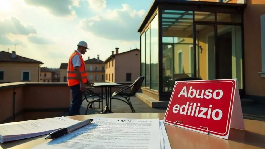 Veranda abusiva: niente sanatoria, il TAR conferma la multa da 26.000 euro e l’acquisizione
