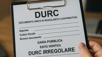 DURC irregolare: basta per essere esclusi da una gara pubblica?