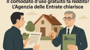 Comodato d’uso gratuito: chi deve dichiarare il reddito dell’immobile?