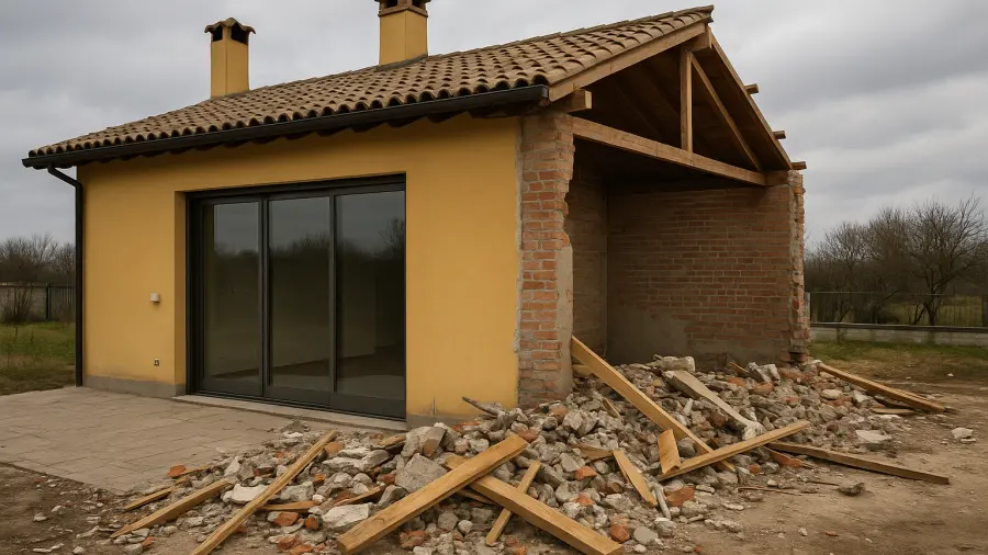 Sanatoria negata: chiudere un portico può costare la demolizione
