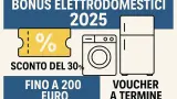 Bonus lavatrici e frigoriferi: arriva il contributo fino a 200 euro