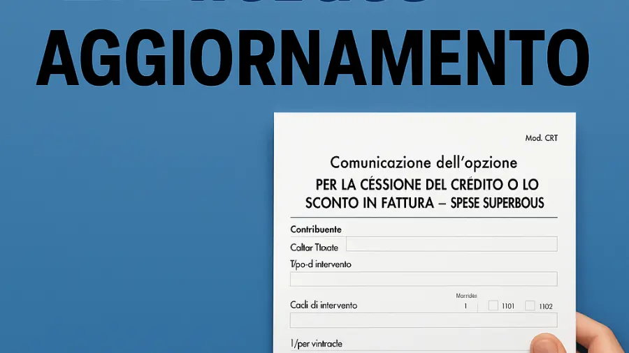 Superbonus 2025: nuovo modello Agenzia Entrate per cessione credito e sconto in fattura