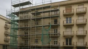 Ponteggi abbandonati e lavori mai finiti in condominio: smontare i ponteggi è un diritto se c’è pericolo