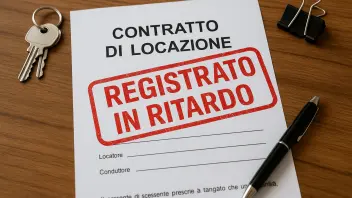 Registrazione del contratto di affitto in ritardo? nuova regola sulle sanzioni