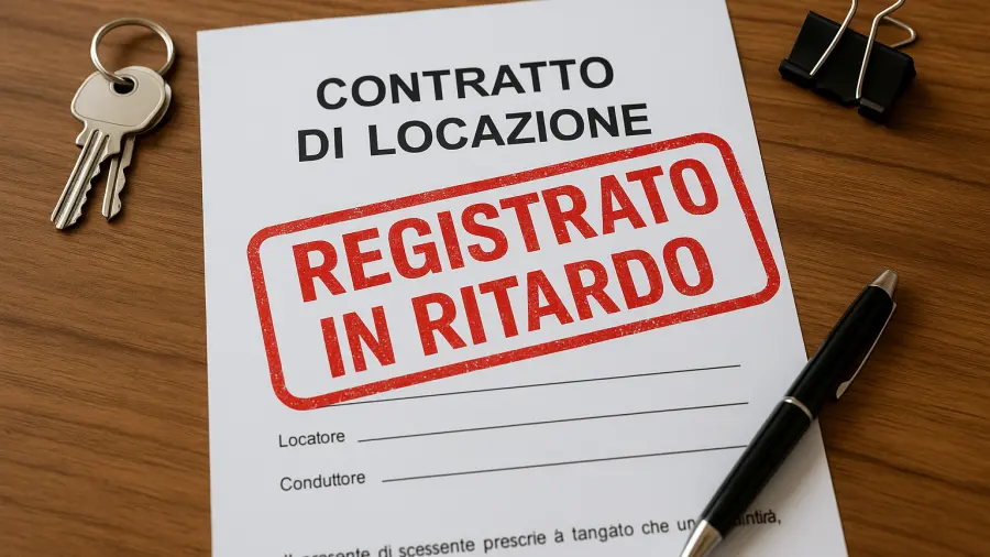 Registrazione del contratto di affitto in ritardo? nuova regola sulle sanzioni