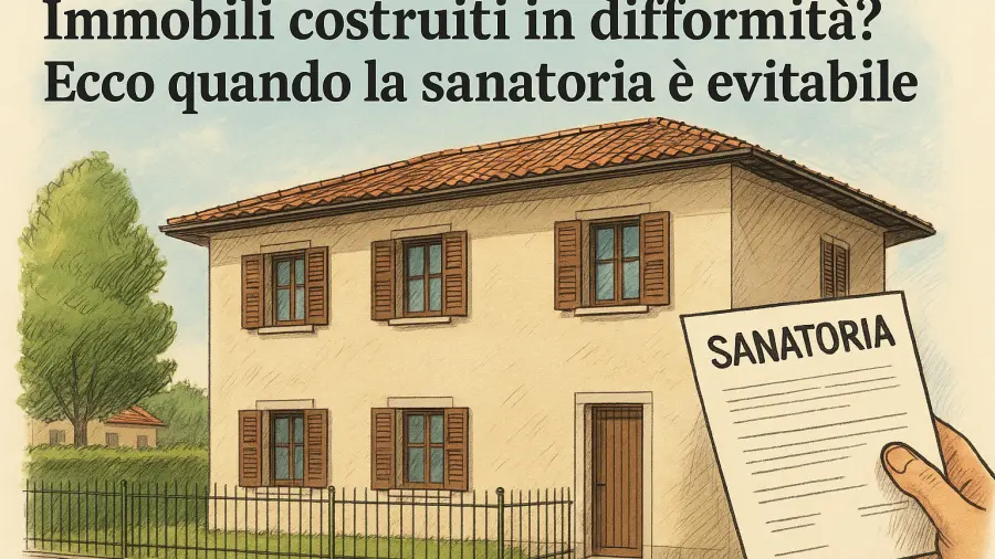 Immobili costruiti in difformità? Ecco quando la sanatoria è evitabile