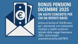 INPS: arriva il bonus pensioni di Natale di 154,94 euro per i redditi più bassi