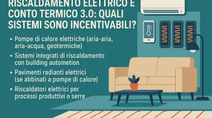 Riscaldamento elettrico e Conto Termico 3.0: cosa puoi detrarre