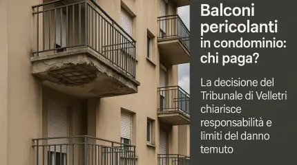 Balconi degradati e responsabilità: l’ordinanza che chiarisce i doveri dei proprietari