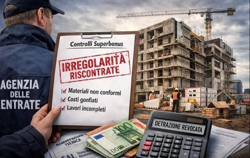 Superbonus, l’allarme controlli: 4 miliardi di euro sotto osservazione Superbonus, l’allarme controlli: 4 miliardi di euro sotto osservazione