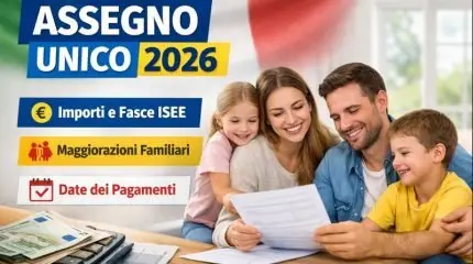 Assegno Unico 2026: importi, ISEE e calendario pagamenti
