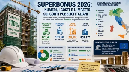 Superbonus 2026, fine corsa: cantieri chiusi ma debito in crescita