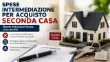 Spese intermediazione per acquisto seconda casa: niente detrazione fiscale, ecco perché