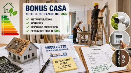 Bonus casa 2026: tutte le detrazioni da sfruttare nel modello 730