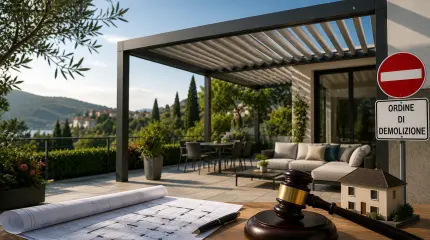 Attenzione a pergole e coperture esterne: la SCIA potrebbe non bastare
