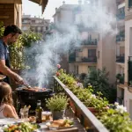 Barbecue: il vicino può fartelo spegnere? Cosa dice la legge su fumo, odori e liti condominiali