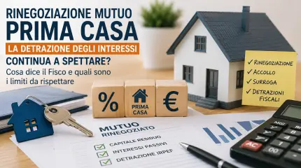 Rinegoziazione del mutuo prima casa: si perdono le detrazioni sugli interessi? cosa cambia davvero secondo il fisco